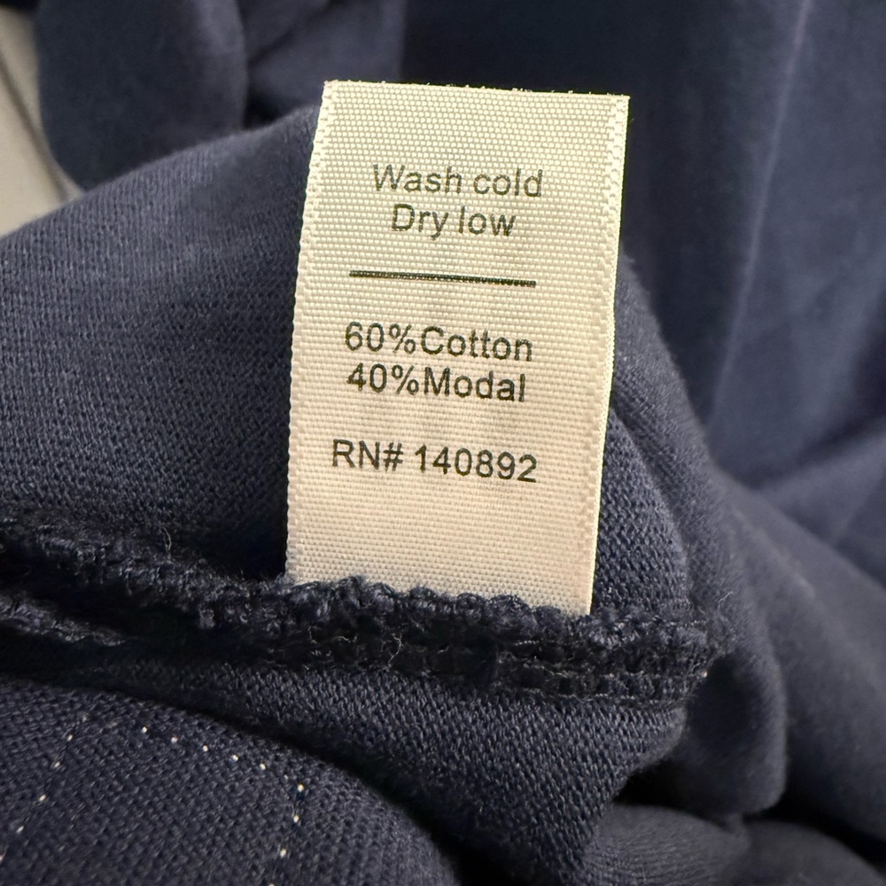 Marine Layer Absurdly Soft Retro Polo in Navy & Multi-Stripe - Size M/L - Picture 6 of 7